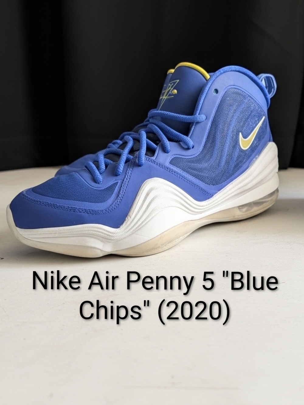Nike Air Penny 5 "Blue Chips" (2020) M9/W10.5 EUC